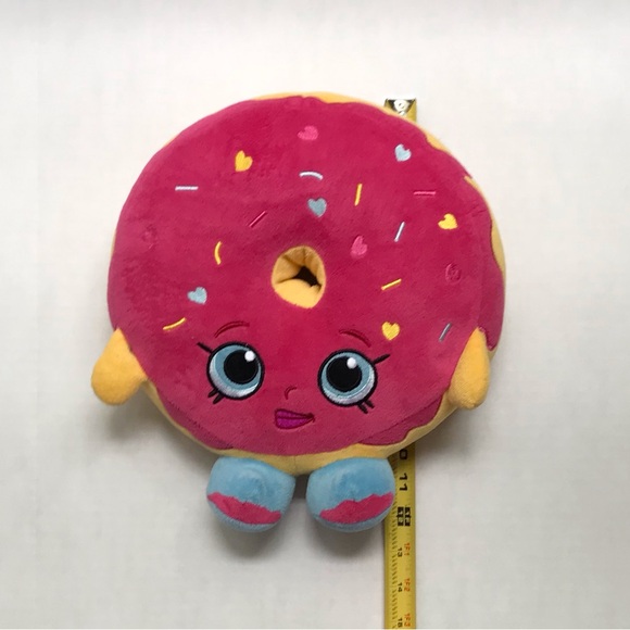 Shopkins D’Lish Donut Pink with Sprinkles 12” Squish Pillow - Picture 4 of 5